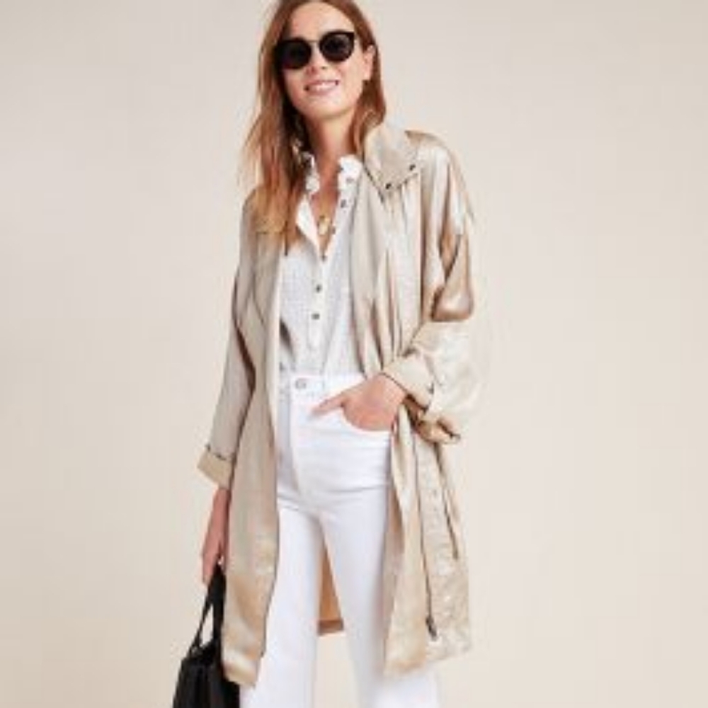 NWT Anthro Champagne Anorak